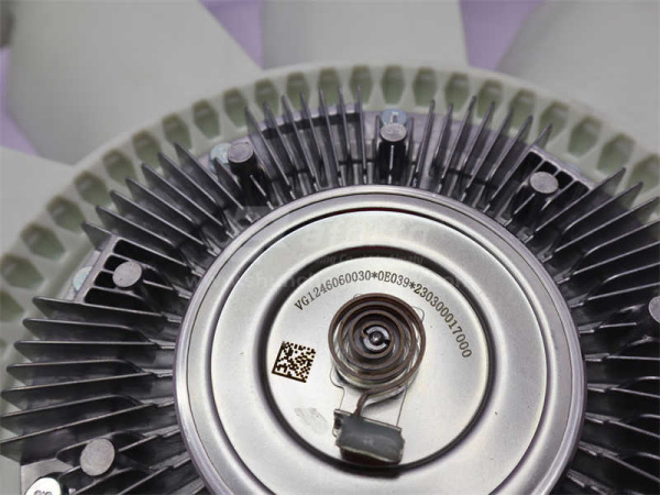 Гидромуфта вентилятора HOWO A7/D12 в сборе с вентилятора (оригинал)