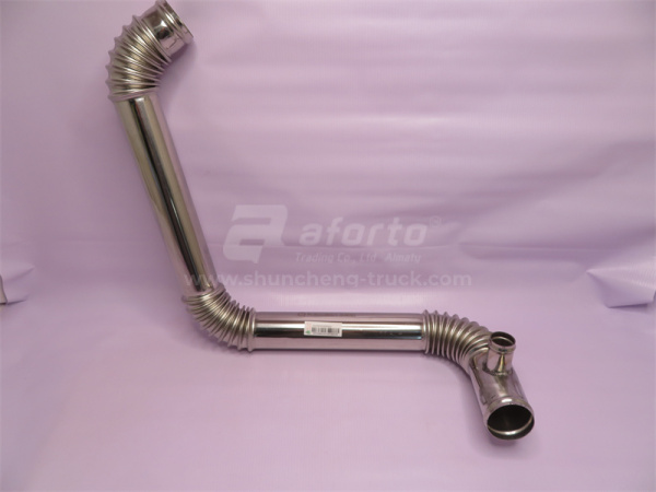 Трубка системы охлаждения HOWO металлический L -образный 0035