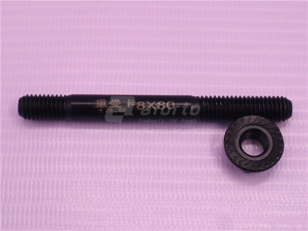 Шпилька 8*71*1.25 WD615 помпы с гайкой (хорошее качество)