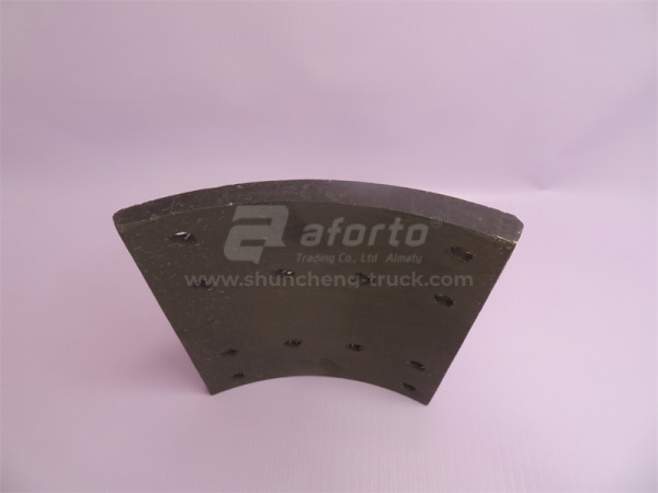 Накладка колодки тормозной HOWO 2013/T5G/A7 195*220 12 отв