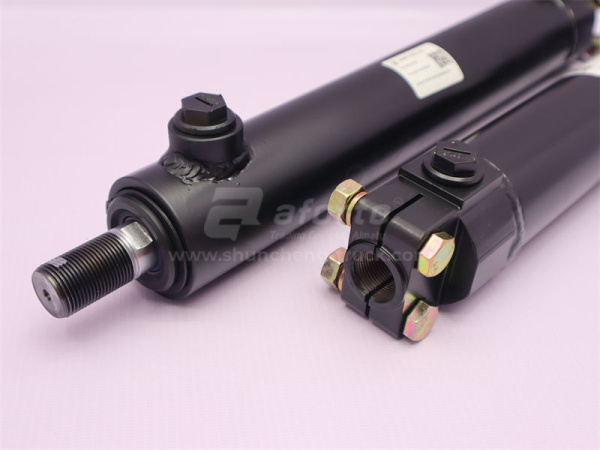 Гидроцилиндр рулевой SHAANXI F2000 8*4 (оригинал)