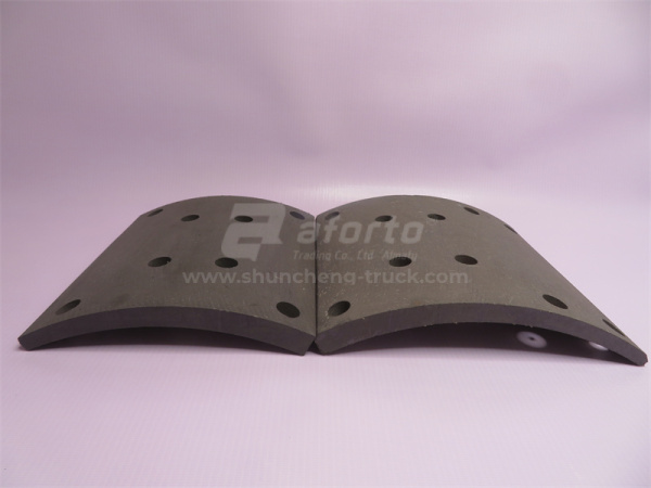 Накладка колодки тормозной SHAANXI F2000/3000 задней 220*235 8/10 отв JIAXING