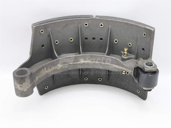 Колодки тормозные задняя SHAANXI X3000 220 (10 отв.) (с роликом) AFORTO