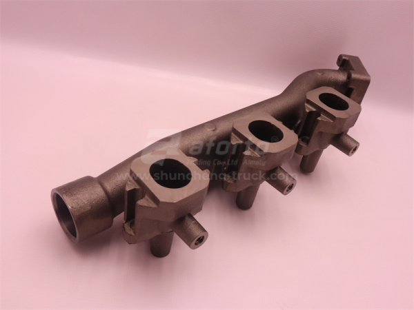 Коллектор выпускной миксер WEICHAI WP10/LINGONG 70T задний (оригинал)