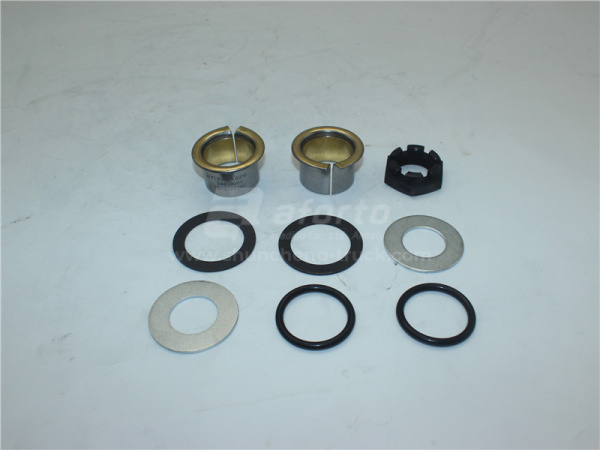 Ремкомплект кронштейн сошки рулевых тяг второго моста SHAANXI 8*4