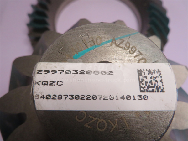 Коническая пара HOWO 70T AC26 заднего моста 13:35/10.47 (оригинал)