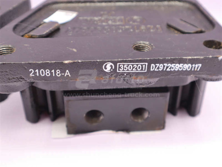 Подушка двигателя SHAANXI X3000 передний левый (оригинал)