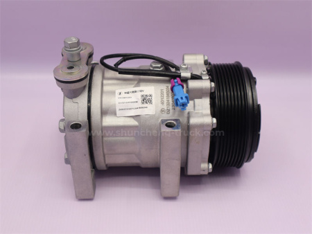 Компрессор кондиционера SHAANXI H3000S/X5000/X3000 8PK (оригинал)
