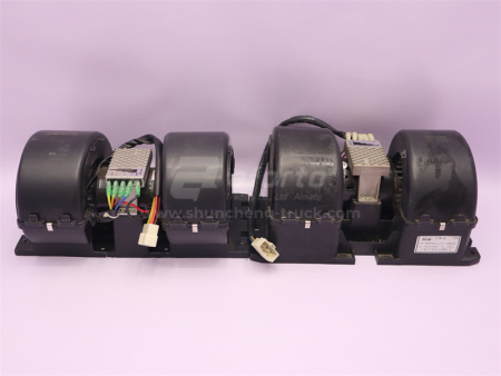 Электродвигатель отопителя SHAANXI M3000 с реле (оригинал)