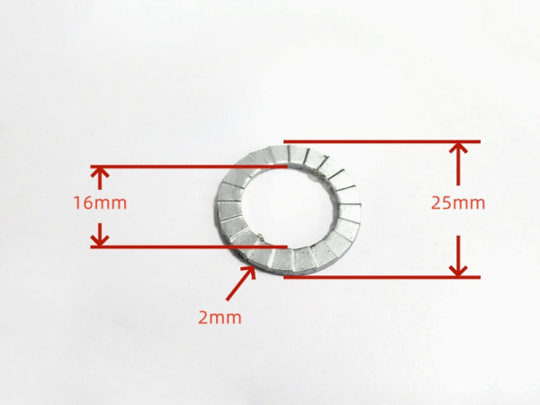 Шайба подушки двигателя задней HOWO TX M16 (оригинал)