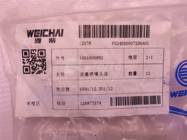 Форсунка масляная ДВС WP13 (оригинал)