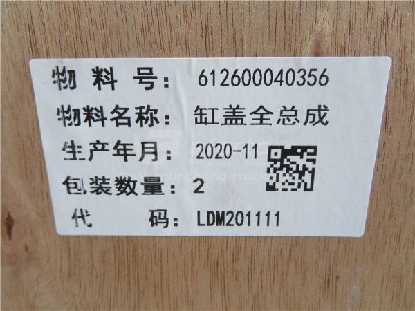 Головка блока WP10 EGR в сборе с клапанами