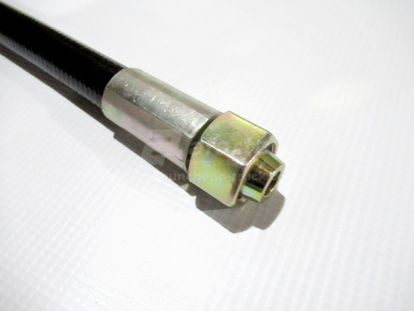 Шланг ГУР на насос SHAANXI X6000 4*2/6*4 40cm (оригинал)