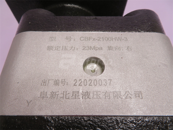 Гидронасос подъёма кузова CBD-F100-19 (6 шлицов правого вращения) BEIXING