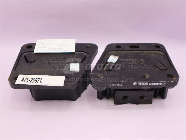 Подушка двигателя SHAANXI X3000 передний левый (оригинал)