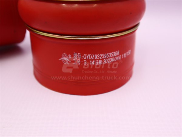 Патрубок интеркулера 100*200 (4 стяжки)HOWO/SHAANXI F2000 QINYAN