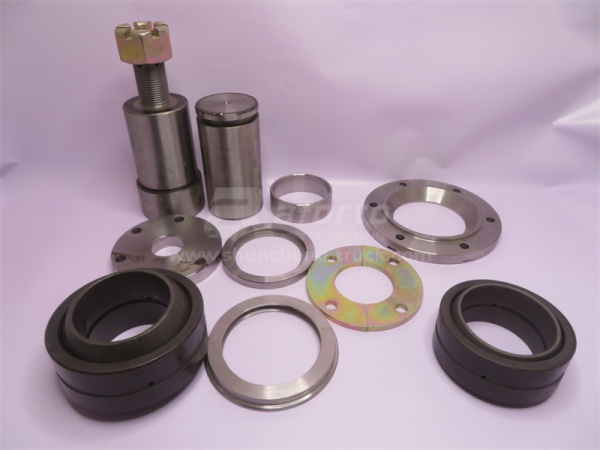 Ремкомплект пальцев сочленения рамы верхний/Нижний в сборе со втулками XCMG GR180/215