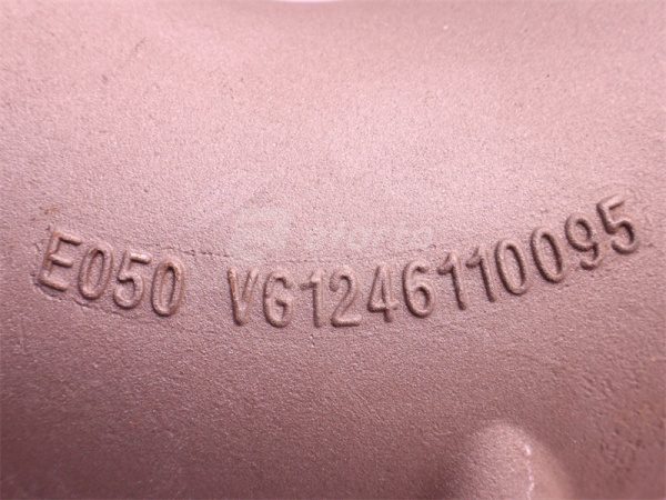 Трубка воздушный турбины D12 алюминиевый