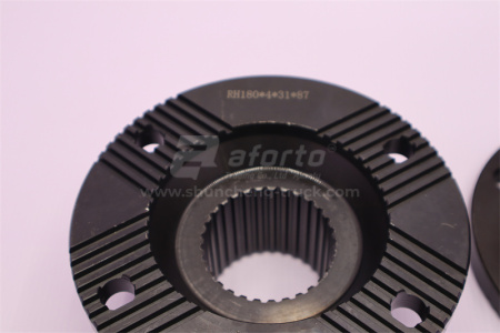 Фланец моста SHAANXI HANDE 180/31/4 (диаметр /высота 85mm/шлицы /отверстия)