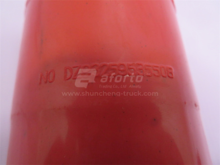 Патрубок радиатора SHAANXI F3000 нижний QINYAN