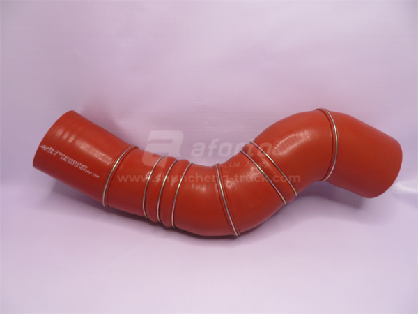 Патрубок интеркулера 100*100 (синий ,S -образный) SHAANXI F3000 5402 QINYAN