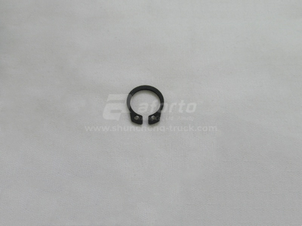 Кольцо стопорное палеца тормозных колодок SHAANXI F2000/X3000 (оригинал)