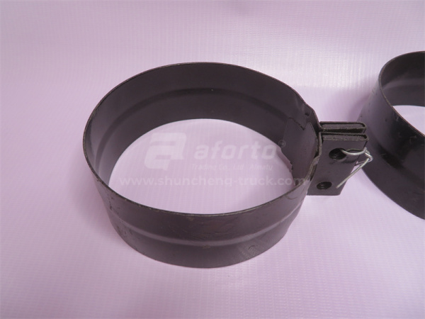 Хомут глушителя широкий HOWO (оригинал)