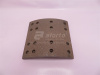 Накладка колодки тормозной FUWA 13T задней 180*200 16 отв.18mm QINYAN