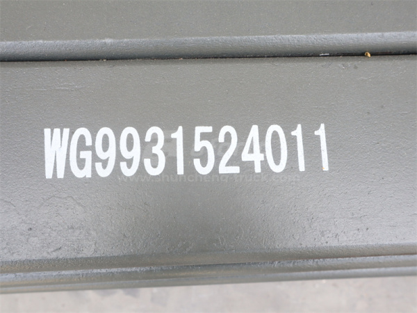 Лист рессоры HOWO TX новая модель передней № 1 - 18мм длина 1800мм