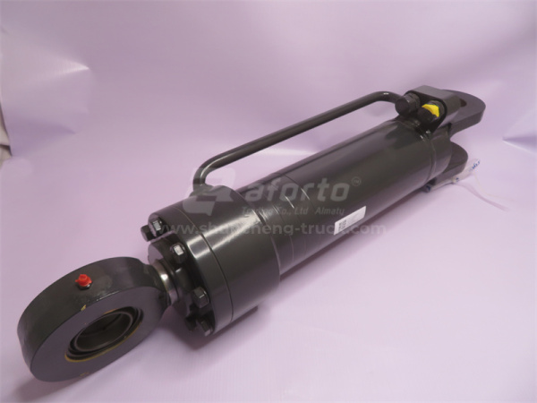 Гидроцилиндр поворотный левый XCMG GR180/215 (оригинал)