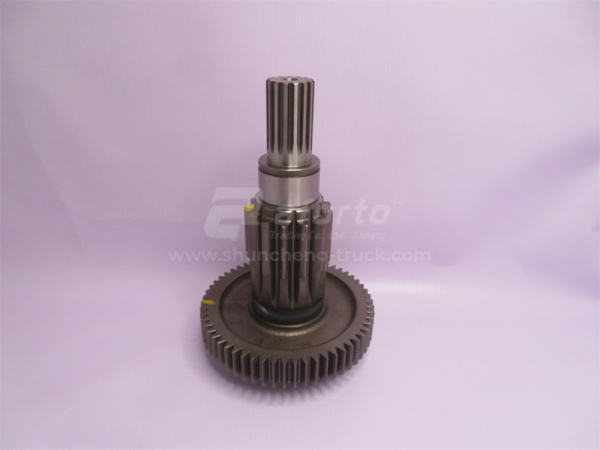 Вал КПП FAST 12JSD160T делителя передач промежуточный длинный