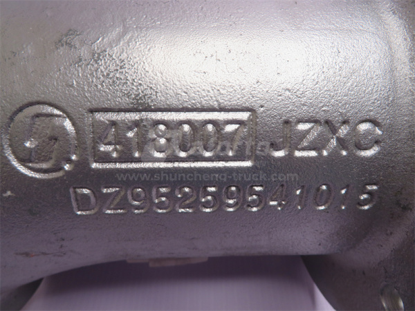 Труба выхлопная (к гофре) SHAANXI X3000