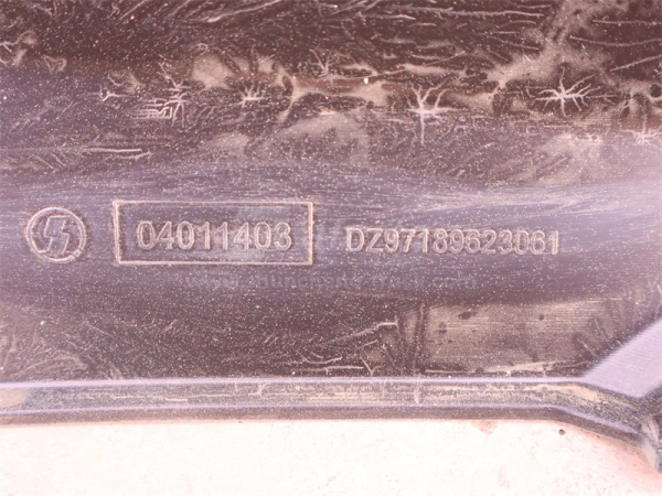 Бампер SHAANXI X5000 без цвета левая (оригинал)