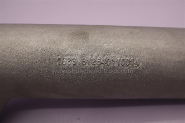 Трубка воздушный турбины WEICHAI WP10 алюминиевый