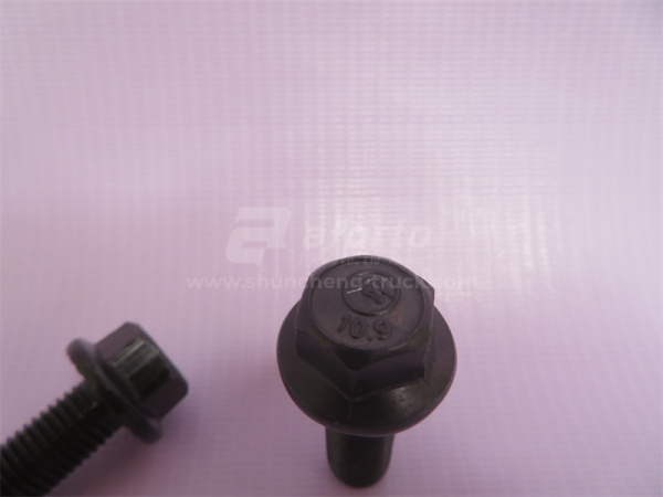 Болт с шляпкой 12*35*1.5 подушки двигателя задней HOWO QINYAN