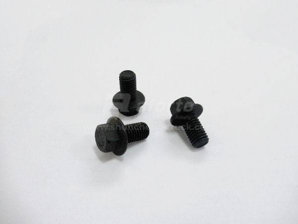 Болт с шляпкой 10*18*1.5 кронштейн тормозных колодок передней SHAANXI F2000/F3000 (оригинал)