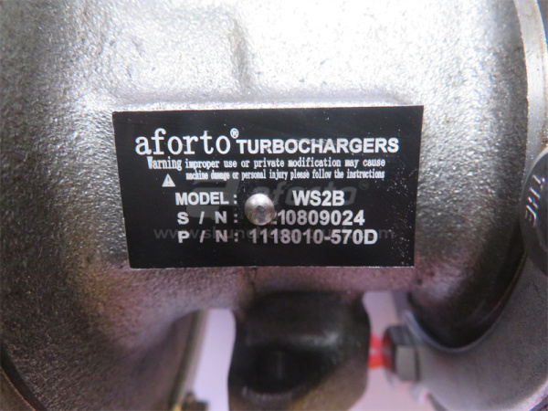 Турбокомпрессор 1118010-57D DEUTZ BF6M1013ECP 57D AFORTO