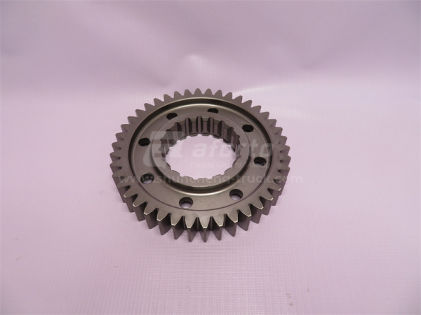 Шестерня КПП HW15710/19710 вторичного вала 3 передачи Z=46 новая модель
