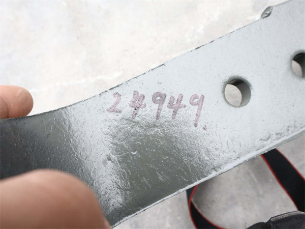 Лист рессоры HOWO новая модель передней № 2