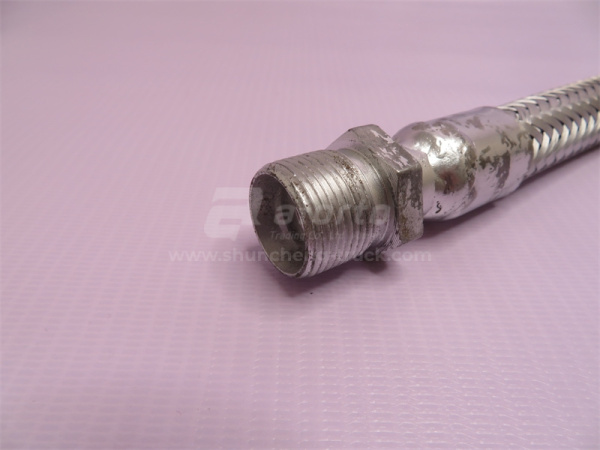 Шланг воздушный компрессора HOWO L=310mm 22*22 (высокого давления, резиновый) QIMYAN