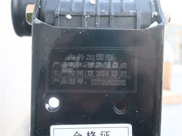 Радиатор охлаждения SHAANXI X6000 2002