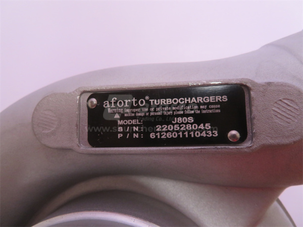 Турбокомпрессор 0433 SHANTUI SD16 WEICHAI J80S-8 AFORTO